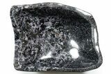 Polished Indigo Gabbro Bowl - Madagascar #355308-1